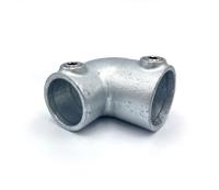 Buiskoppeling Kniestuk 90° - verloop-ED / 48,3 mm - 42,4 mm